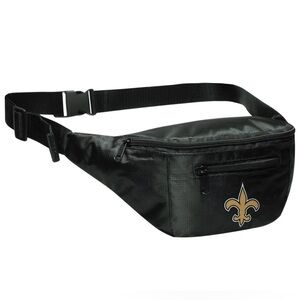 NFL New Orleans Saints Adult Three Pocket Adjustable Fanny Pack New With Tags